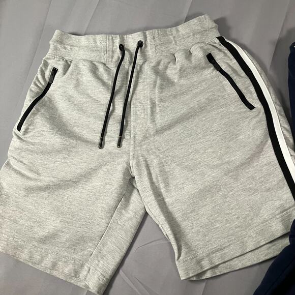 Lot of 2 CSG Shorts Men’s Large Gray & Navy Drawstring Athletic Casual - Picture 4 of 16